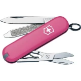Victorinox Classic SD Swiss Army Knife, Pink Cellidor Handles