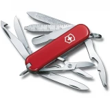 Victorinox MiniChamp Swiss Army Knife, Red Cellidor, 2.3" Closed, 18 Functions