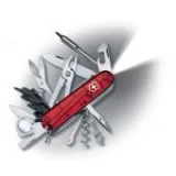 Victorinox Swiss Army Cyber Tool Multi-Tool, 3-1/2" Ruby Translucent H