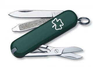 Victorinox Classic SD Swiss Army Knife, Shamrock Green Handles, 7 Func