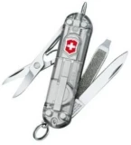 Victorinox Silver Tech Signature Lite Swiss Army Knife, 2.3in Length