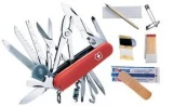 Victorinox Swiss Army SwissChamp SOS Multi-Tool Set, 3-1/4" Red Handle