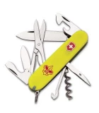 Victorinox Climber, Boy Scouts of America, Stayglow Yellow Handle, 91mm, Sw