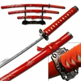 Engraved Flying Dragon Super Set - Red