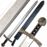 Lion Crested Medieval Ceremonial Sword