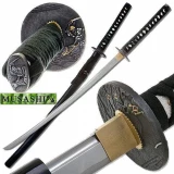 Bushido Musashi - Kyuba No Michi Full Tang Sword - Black Saya