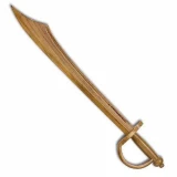 Pirate Cutlass Wooden Sword Replica