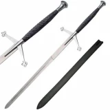 52" Claymore Sword Overall Black Handle