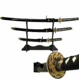 Black Dragon Bushido Samurai Katana Sword Set
