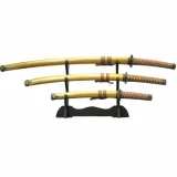 Custom Samurai Gold Sword Set W/ Stand