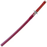 United Cutlery UC1188 Samurai Sword w/Mini Tanto, Red Handle