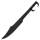 United Cutlery Combat Commander Spartan Sword,Black Handle & Blade w/Sheath