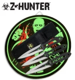Zombie Hunter 3 Pcs 6 Inch Throwing Knives Set