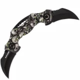 United Cutlery BLACK LEGION GREEN EYED SKULL MAYHEM KERAMBIT