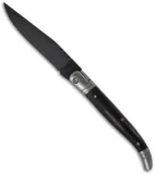 Zayka Laguiole Ceramic Slip Joint Knife (3.75" Black) B-90