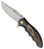 Puma SGB Bobcat Folding Knife Black Wood (3.25" Satin) 6503532