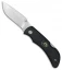 Outdoor Edge Grip-Lite Lockback Knife Black TPR (3.2" Satin)