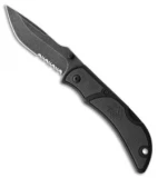 Outdoor Edge Chasm Lockback Knife  Gray Zytel (3.3" Black SW Serr)