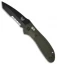 Benchmade Griptilian AXIS Lock Knife Olive Drab (3.45" Black Serr) 553SBKOD