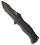 MARSER Kampfer 21 Manual Folding Knife Black G-10 (3.625" Black)