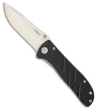 MARSER Kampfer 10 Liner Lock Knife Black G-10 (3.5" Satin)