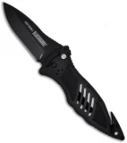 BlackHawk! CQD Mark I Spear Point Folding Knife (3.75" Black) 15M301BK