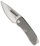 Medford The General Frame Lock Knife Tumbled Titanium (4" Stonewash) MKT