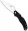 Spyderco Caly 3.5 Black G-10 Folding Knife (3.5" Satin Plain) C144GP