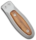 LionSteel Titanium Gentleman's Pocket Money Clip w/ Olive Wood Insert