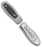 LionSteel Titanium Gentleman's Pocket Money Clip w/ Black Horn Insert