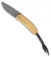 LionSteel Mini Olivewood Liner Lock Knife (2.375" Damasteel) 8210D UL