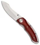 Katz Kagemusha Liner Lock Knife Cherry Wood (3.5" Satin)