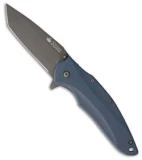 Kizlyar Supreme Zedd Folding Knife Blue G-10 (3.25" Gray) KK0225