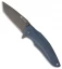 Kizlyar Supreme Zedd Folding Knife Blue G-10 (3.25" Gray) KK0225