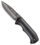 Kilimanjaro Medium Victus  Folding Knife Black Rubber (3" Gray) 910085