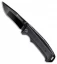 Kilimanjaro Allatro Folding Knife Black G-10 (3.25" Black) 910119