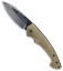 Kilimanjaro Firma Folding Knife Tan G-10 (3.125" Satin) 910015
