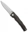 IAKUE Skorpion Liner Lock Knife Ebony Wood (3.125" Satin) IA11101