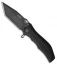 HTM Darrel Ralph Gun Hammer Tanto Liner Lock Knife Black (3.5" Black)