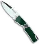 Blackie Collins Paragon Custom Green Malachite Folding Hunter Clip Point Knife