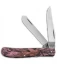 Case Mini Trapper Knife 3.5" Pink Camo Polymer (LT207 SS) 18302