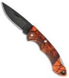 Buck Nano Bantam Lockback Knife Orange Camo (1.875" Black)