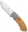 Browning Pro Staff Liner Lock Knife Olive Wood (3.375" Satin)