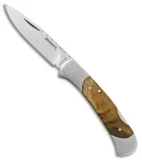 Browning Sleek Lockback Knife 2.5" Burl Wood