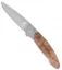 Browning 141 Manual Liner Lock Knife Wood (3.25" Bead Blast)