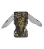 Browning Money Clip Pocket Knife Camo (1.375" Satin) 3220124