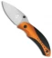 Browning Minnow Liner Lock Knife Orange (1.875" Satin) 3220062