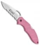 Boker Cinch Action Roper Folding Knife Pink (3" Satin Serr) 01CI092P