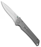 Benchmark Titanium Frame Lock Folding Knife (3.25" Satin)