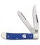 Bear & Son Blue Jean Mini Trapper Blue G-10 Pocket Knife (2.75" Satin) G07B